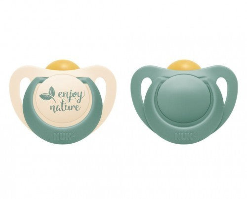 Латексов Биберон For Nature 0-6 2 Бр./Кутия - Биберони - Nuk - BebeMama