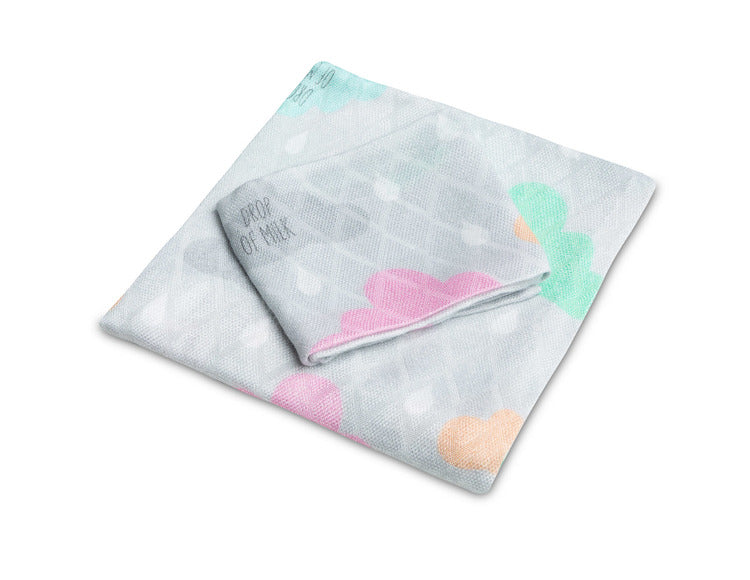 Комплект Бамбукови Пелени 30X35 / 75X75-Мляко - Пелени - Sensillo - BebeMama