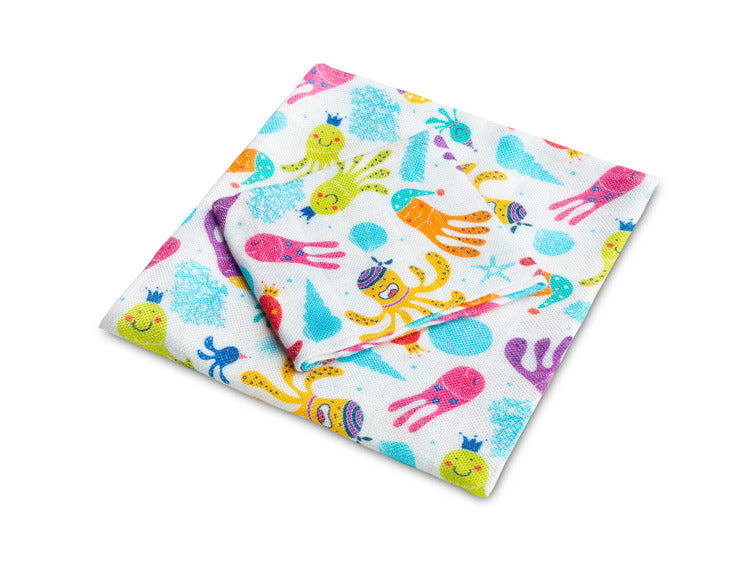 Комплект Бамбукови Пелени 30X35 / 75X75- Октопод - Пелени - Sensillo - BebeMama