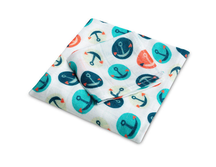 Комплект Бамбукови Пелени 30X35 / 75X75 - Котва - Пелени - Sensillo - BebeMama