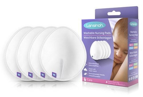 Подложки За Многократна Употреба 4 Бр Lansinoh - Подплънки За Гърди - Lansinoh - BebeMama