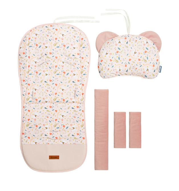 Подложка За Количка - Розово Люлеещо Се Конче - Подложки За Колички - Sensillo - BebeMama