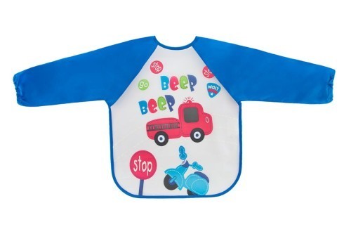 Лигавник С Ръкави Пожарна Кола - Лигавници - Bebemama - BebeMama
