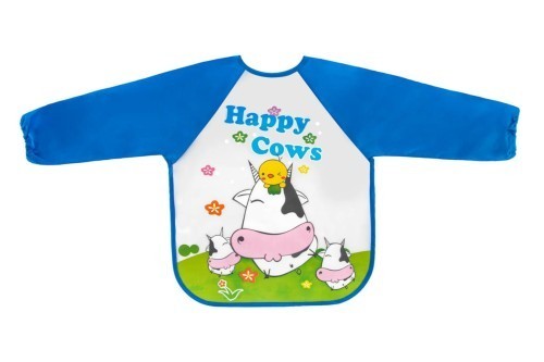 Лигавник С Ръкави Happy Cows - Лигавници - Bebemama - BebeMama