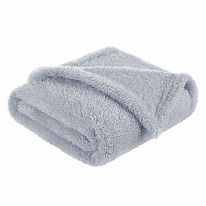 Pătură din fleece gri 80x100