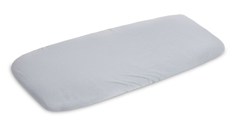 Cearșaf de pătuț Next To Me din bambus, gri, 90x40cm