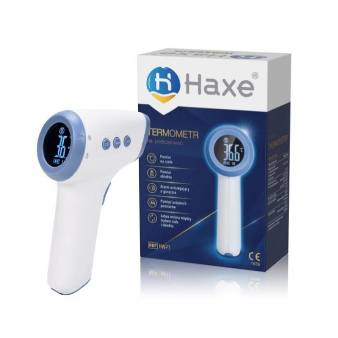 Инфрачервен Безконтактен Термометър Hw-F1 - Термометри - Haxe - BebeMama