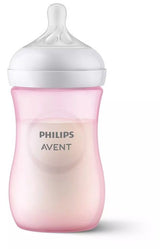 Biberon Philips Avent Natural Response 260 ml. 1+ luni, roz