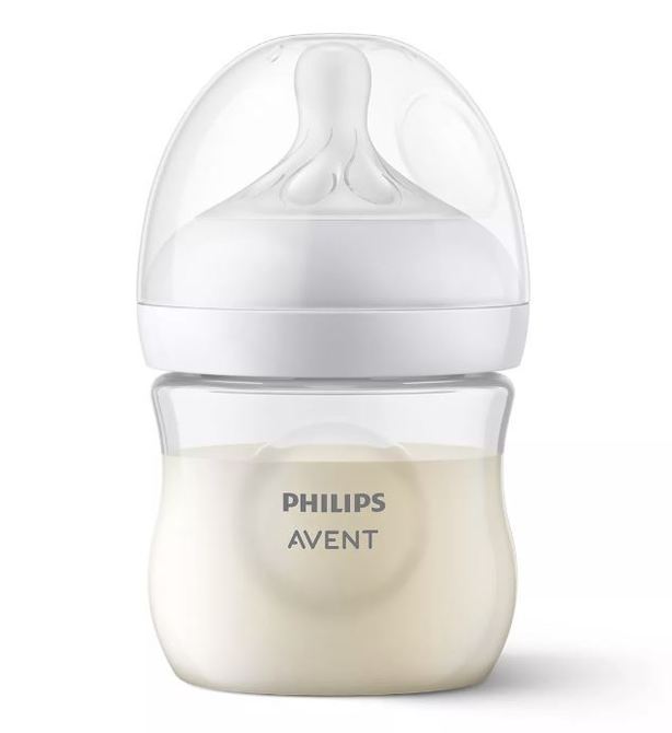 Бебешко Шише Philips Avent Natural Response 3.0, С Биберон 0M+, 125 Ml - Шишета За Хранене - Philips Avent - BebeMama