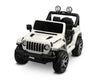 Офроуд Акумулаторен Автомобил Jeep Rubicоn Бял Caretero Toyz - Акумулаторни Коли И Мотори - Caretero Toyz - BebeMama