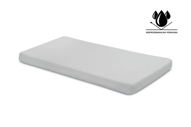 Водоустойчив Чаршаф Джърси- Сив- 120X60 - Протектор За Матрак - Sensillo - BebeMama