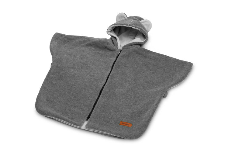 Пончо Grey Melange / Ash - Якета и Палта - Sensillo - BebeMama