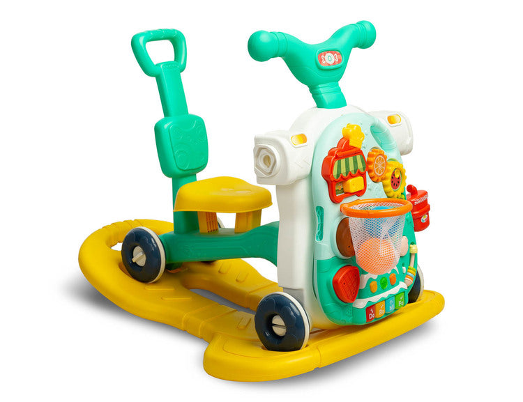 Мултифункционална Проходилка 5В1 Turquise Caretero Toyz - Проходилки И Уокъри - Caretero Toyz - BebeMama