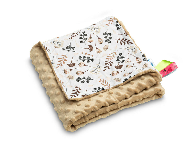 Одеяло Minky Cappuccino Twigs 75 X 100 - Одеяла - Sensillo - BebeMama