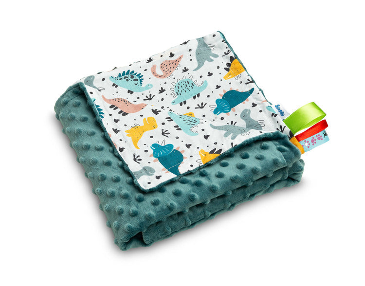 Одеяло Minky Emerald Dinosaurs 75 X 100 - Одеяла - Sensillo - BebeMama