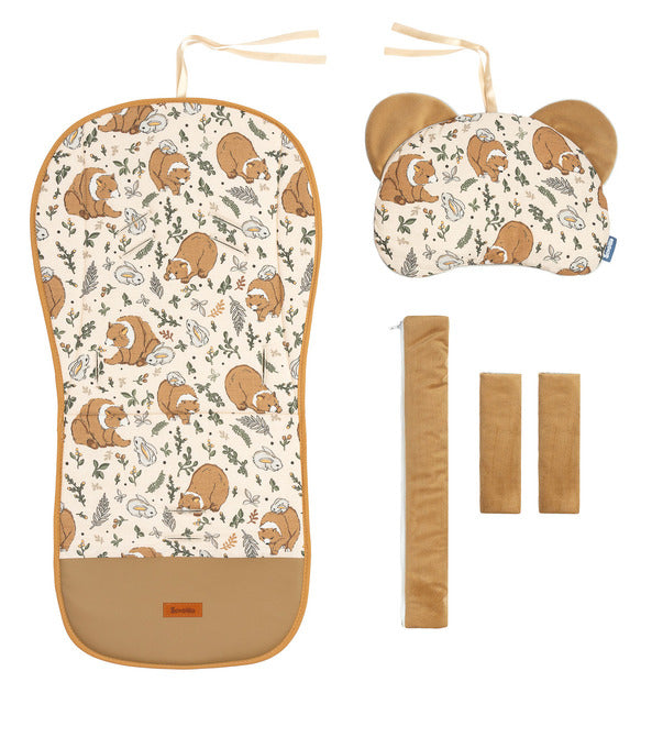 Подложка За Количка Deluxe - Зайче И Мече - Подложки За Колички - Sensillo - BebeMama