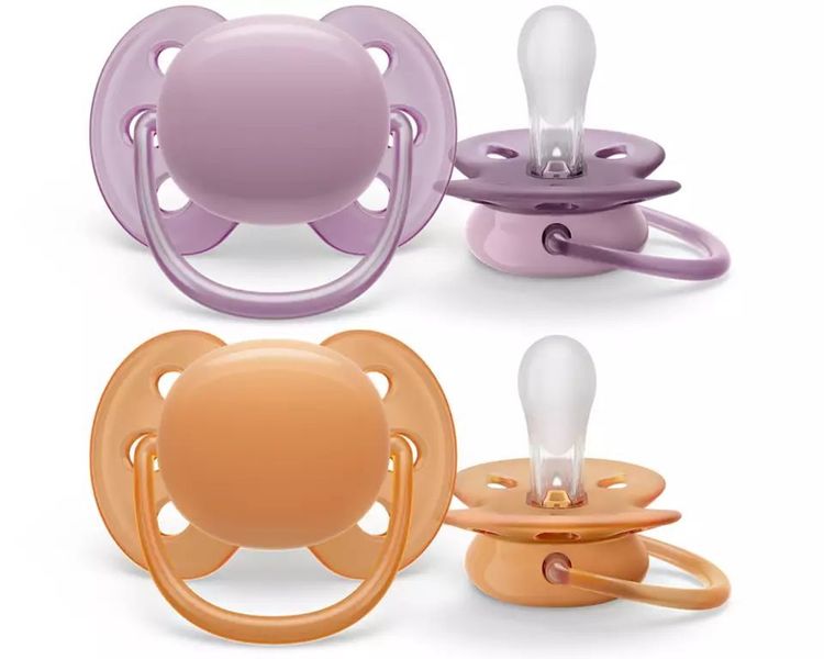 Мека Залъгалка 6-18M Момиче Philips Avent Ultra Soft - Залъгалки - Philips Avent - BebeMama