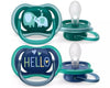 Suzetă pentru băieți 18+ 2 buc. Philips Avent Ultra Air Night