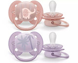 Suzetă moale 0-6 fete Philips Avent Ultra Soft