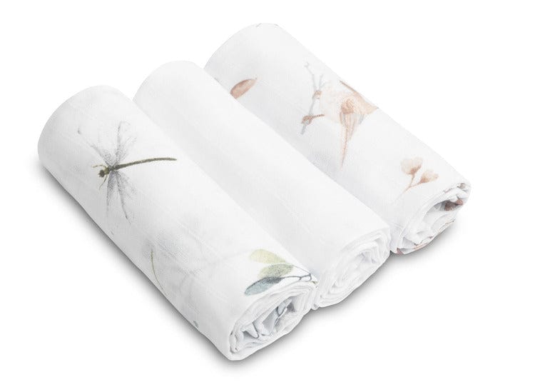 Scutece din muselină 3 buc. - Alb 70X80