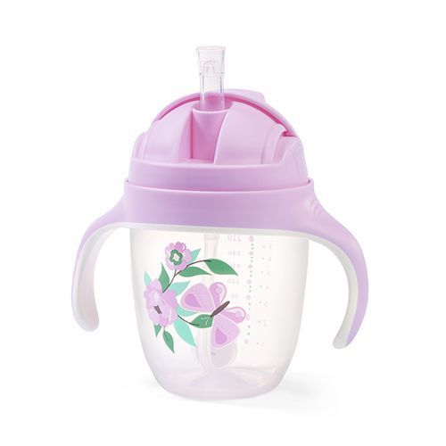 Cană Sippy cu Pai Mov