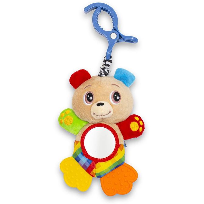 Дрънкалка Играчка Плюшено Мече - Дрънкалки - Baby Mix - BebeMama