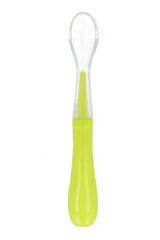 Lingură din silicon verde