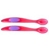 Лъжица За Хранене На Бебета - Розова Опаковка От 2 Бр - Прибори - Dr. Brown`S - BebeMama