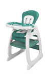 Столче За Хранене 2В1 + Маса Homee Зелен Caretero - Столчета За Хранене - Caretero - BebeMama