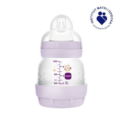 Бутилка Anti-Colic Perfect Start 130 Мл Planet Love Girl - Шишета За Хранене - Mam Baby - BebeMama