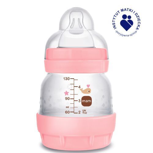 БутилкаAnti-Colic Perfect Start 130 Мл Sealife Girl - Шишета За Хранене - Mam Baby - BebeMama