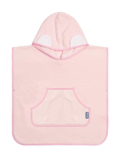 Poncho de baie roz