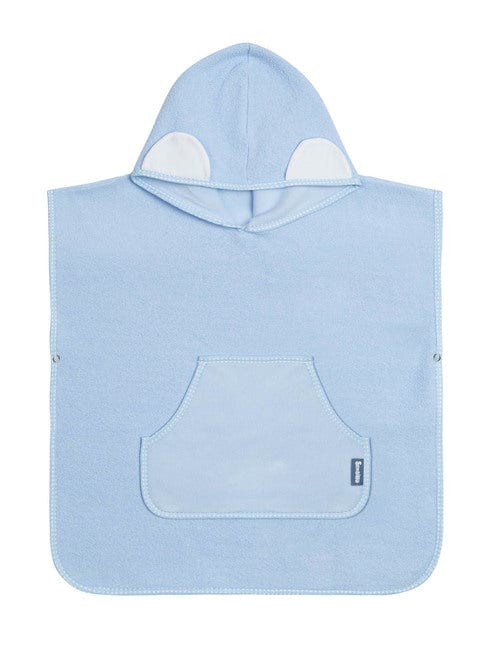 Poncho de baie albastru