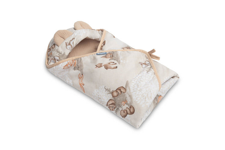 Муселинова Пелена 90Х90См Brown Cops За Столче За Кола 0-13Кг - Пелени - Sensillo - BebeMama