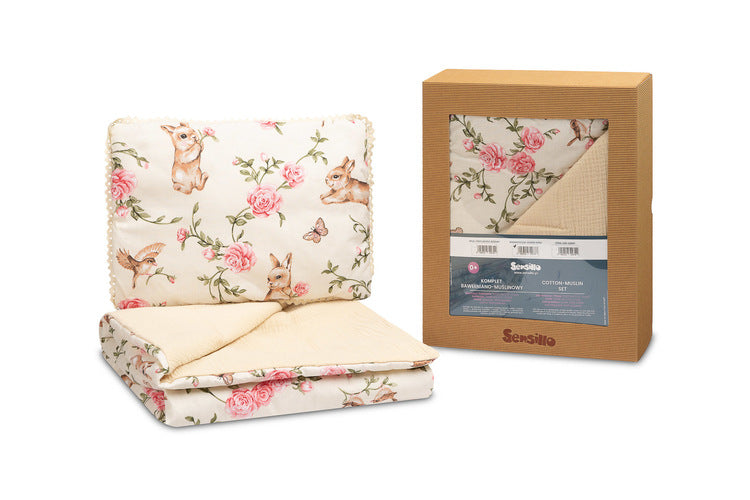 Комплект Възглавница И Завивка Romantic Garden Ecru