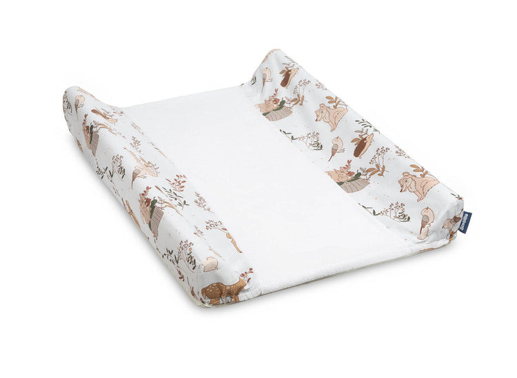 Pătură de înfășat Lupul și Prietenii bej