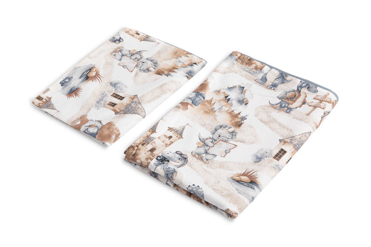 Set de lenjerie de pat 2 piese Dragoni 100X135 cm