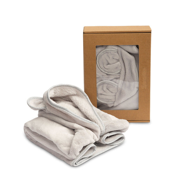 Halat de baie gri Teddy Bear