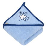 Prosop de baie cu glugă Lynx Blue Stars 100X100