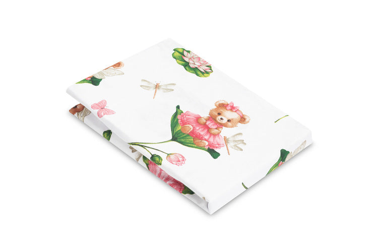 Печатан Чаршаф Мече В Цветя 60 X 120 См