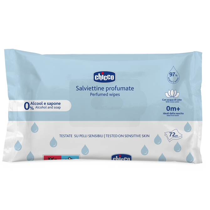 Мокри Кърпички 72 Бр. 0+ Chicco