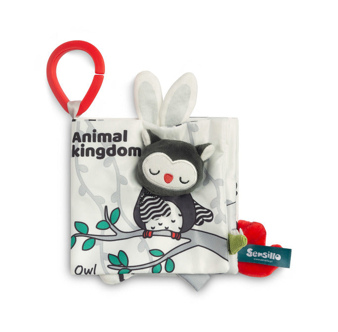 Мека Книжка Черно-Бяла Совичка Sensillo