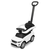 Количка за яздене с родителски контрол Land Rover Бял Caretero Toyz