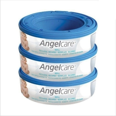 Кош За Изхвърляне На Бебешки Пелени Angelcare Касета За Пълнене - 3 Опаковки - Кошове За Памперси - Angelcare Abakus - BebeMama