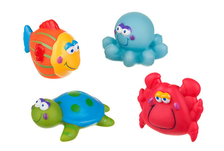 Играчки За Баня (4 Бр.) - Играчки За Баня - Akuku - BebeMama