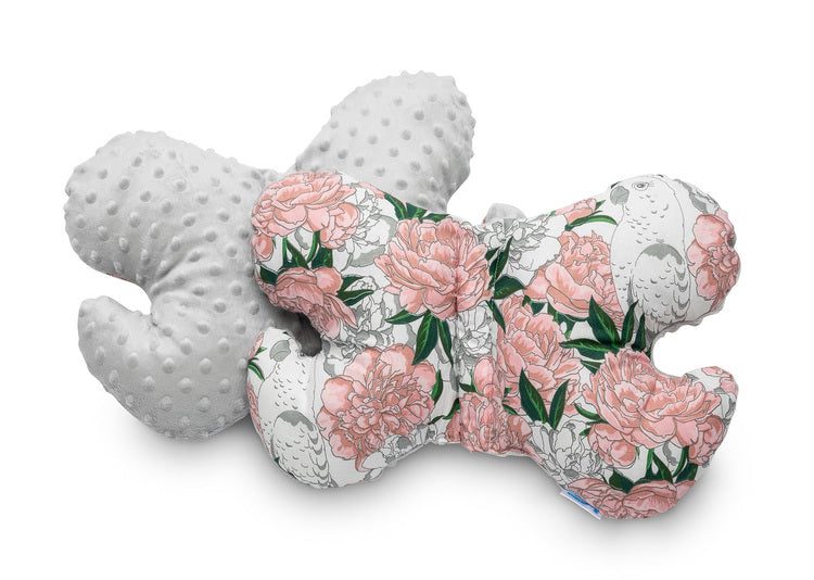 Възглавница Пеперуда – Flowers Grey - Възглавници - Sensillo - BebeMama