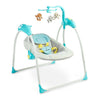 Balansoar electric cu buclă până la 12 kg, albastru, Caretero