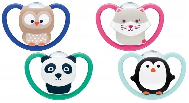 Силиконова Залъгалка Space 18-36 2Pcs / Box - Залъгалки - Nuk - BebeMama