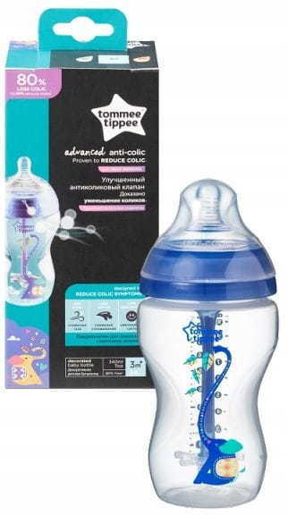 Бутилка 340 Мл. Anti-Colic Boy Advance Tommee Tippee - Шишета За Хранене - Tommee Tippee - BebeMama