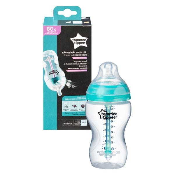 Бутилка 340 Мл. Anti-Colic Advanced Tommee Tippee - Шишета За Хранене - Tommee Tippee - BebeMama